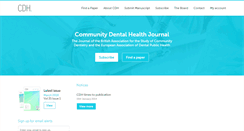 Desktop Screenshot of cdhjournal.org